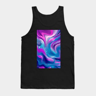 Cool blue abstract pattern Tank Top